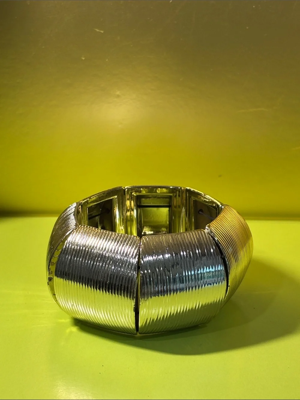 Silver Stretch Coil Bracelet - Fashion Wearable